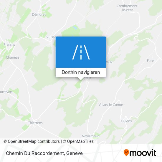 Chemin Du Raccordement Karte