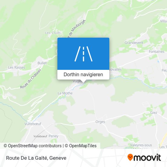 Route De La Gaîté Karte