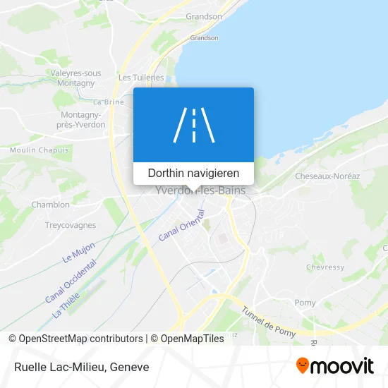 Ruelle Lac-Milieu Karte