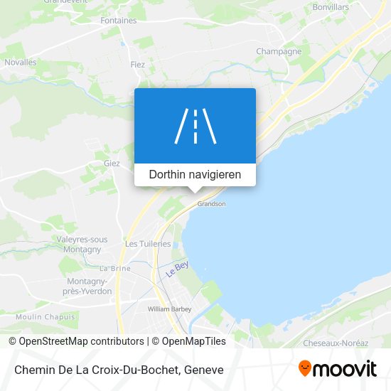 Chemin De La Croix-Du-Bochet Karte