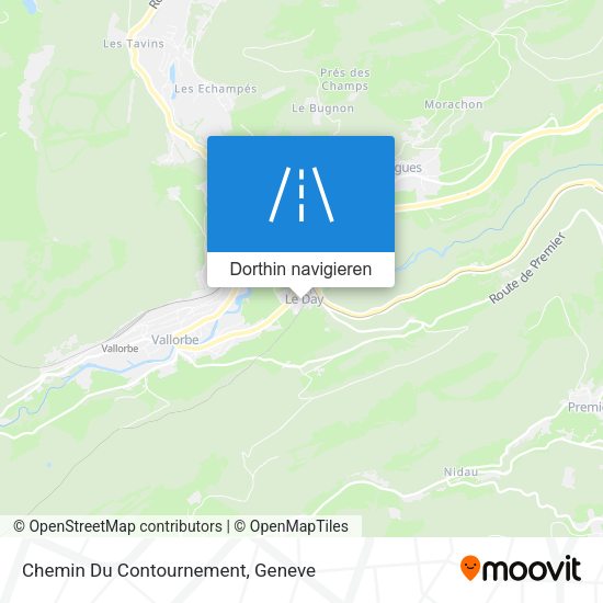 Chemin Du Contournement Karte