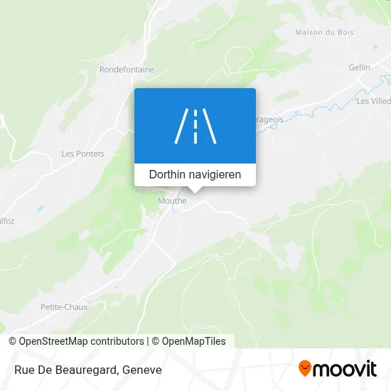 Rue De Beauregard Karte