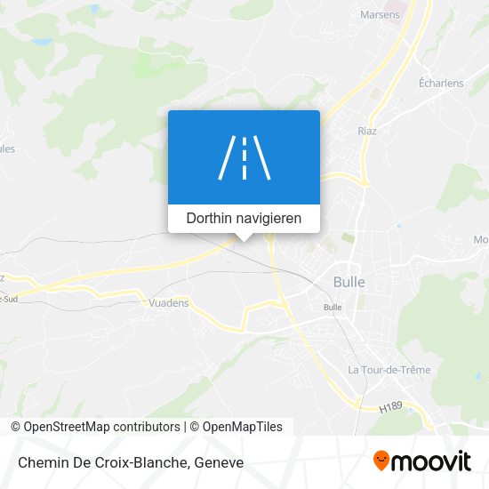 Chemin De Croix-Blanche Karte