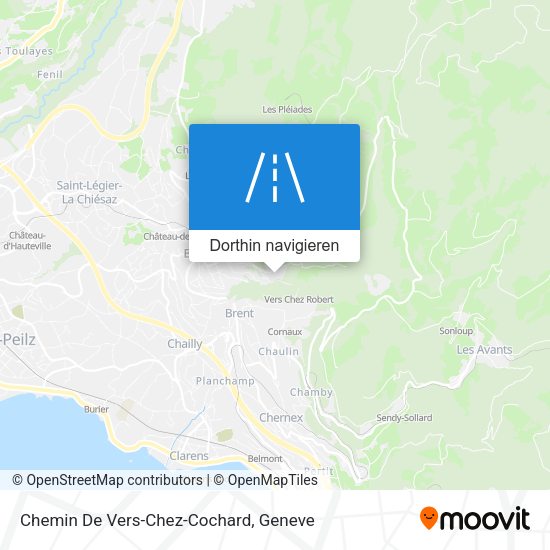 Chemin De Vers-Chez-Cochard Karte