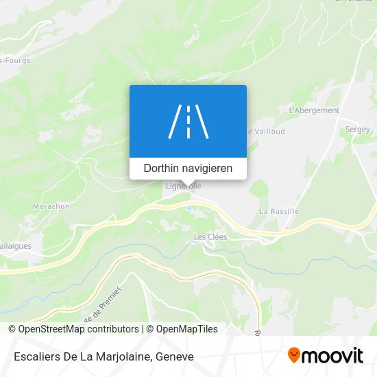 Escaliers De La Marjolaine Karte