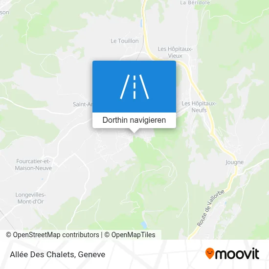 Allée Des Chalets Karte