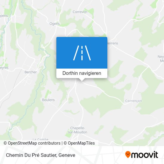 Chemin Du Pré Sautier Karte