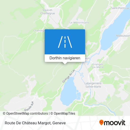 Route De Château Margot Karte