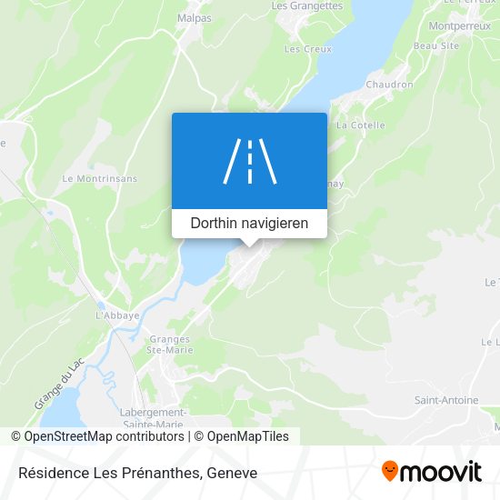 Résidence Les Prénanthes Karte