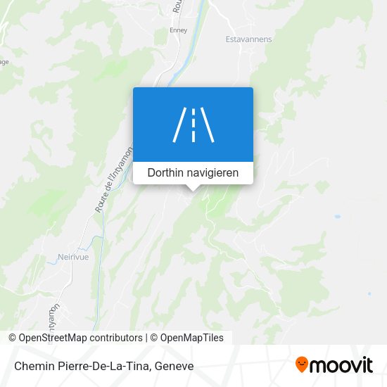 Chemin Pierre-De-La-Tina Karte