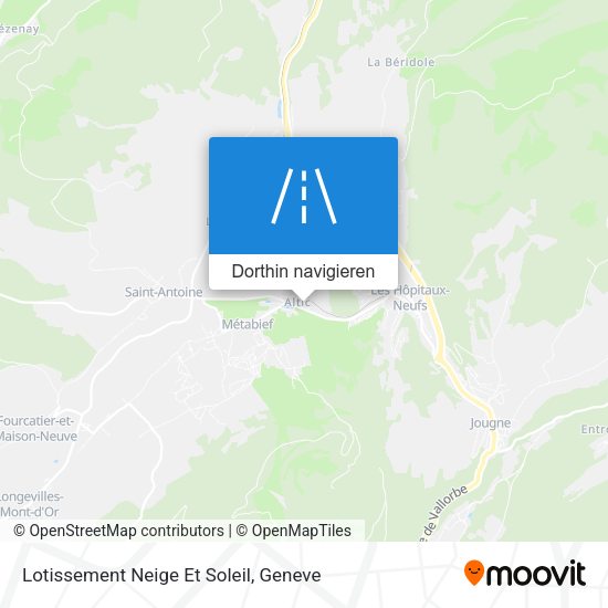 Lotissement Neige Et Soleil Karte