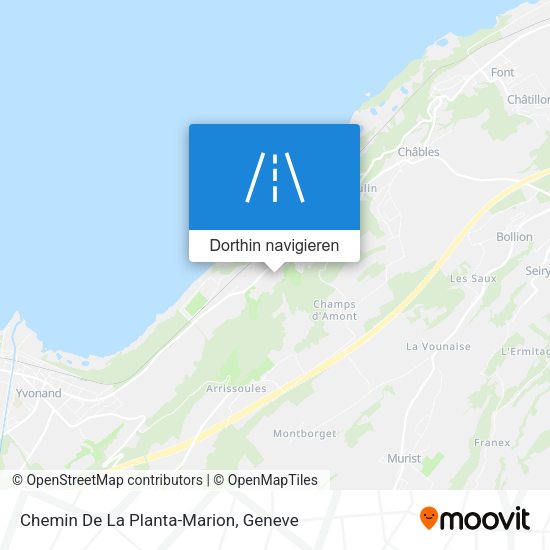 Chemin De La Planta-Marion Karte