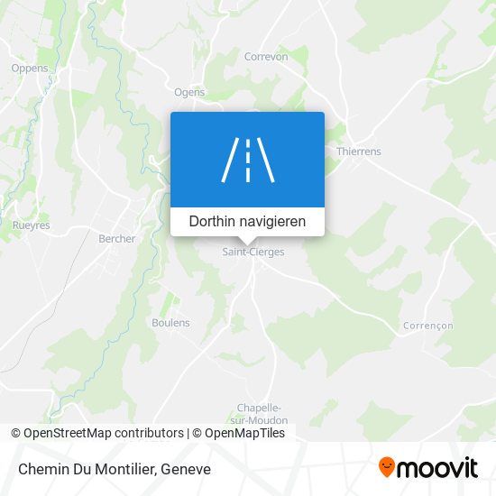 Chemin Du Montilier Karte