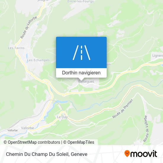 Chemin Du Champ Du Soleil Karte