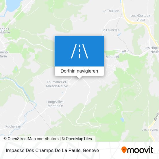 Impasse Des Champs De La Paule Karte