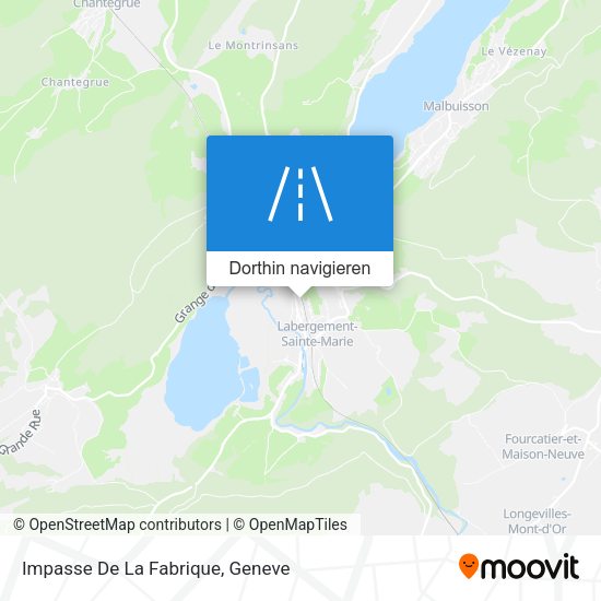 Impasse De La Fabrique Karte