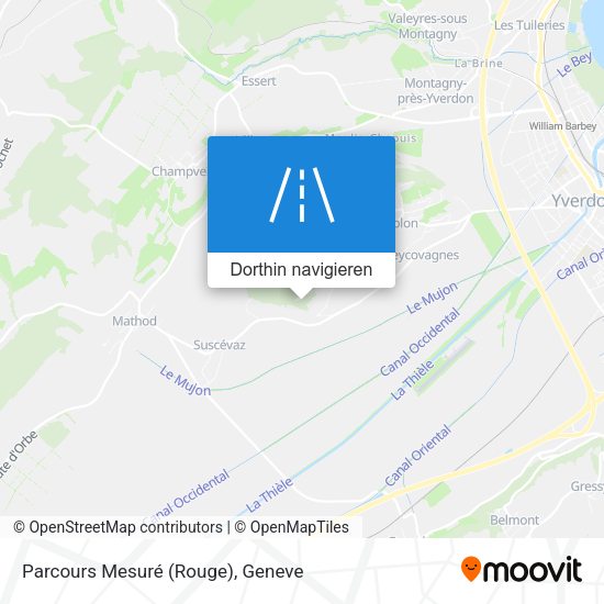 Parcours Mesuré (Rouge) Karte