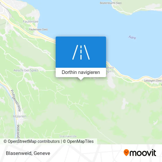 Blasenweid Karte