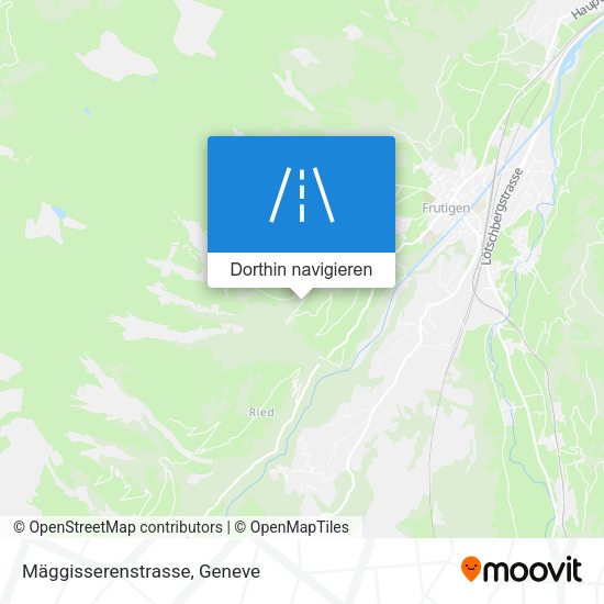 Mäggisserenstrasse Karte