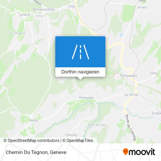 Chemin Du Tegnon Karte