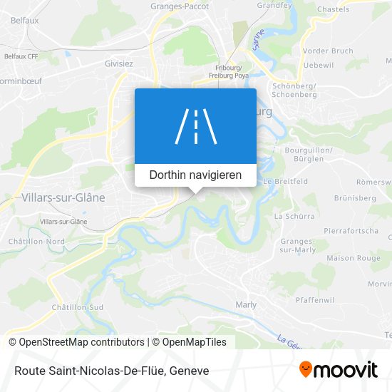 Route Saint-Nicolas-De-Flüe Karte
