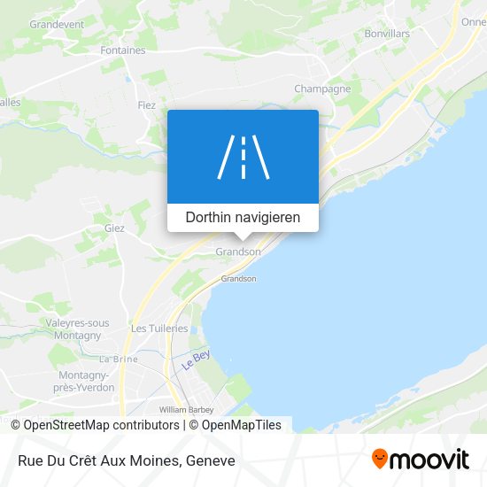 Rue Du Crêt Aux Moines Karte