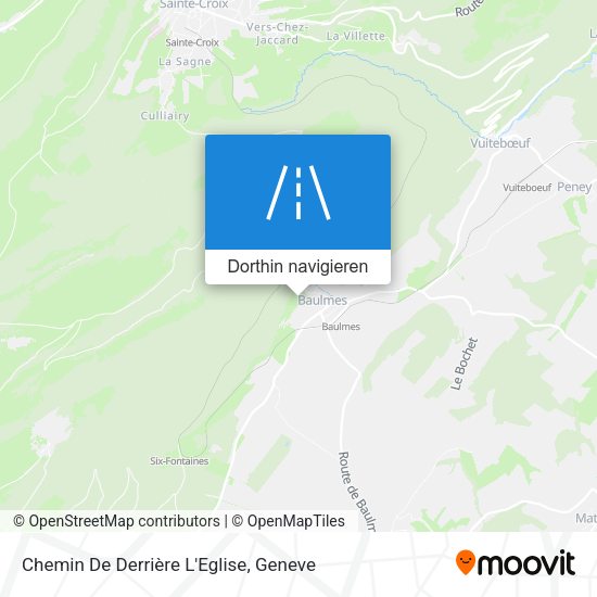 Chemin De Derrière L'Eglise Karte
