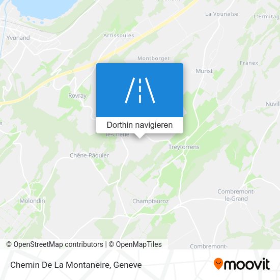 Chemin De La Montaneire Karte
