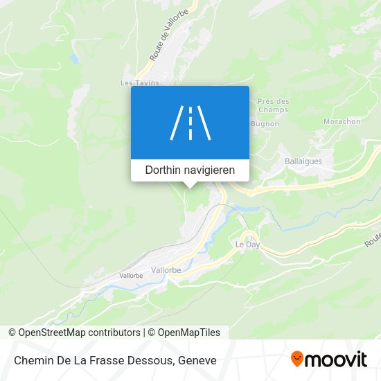 Chemin De La Frasse Dessous Karte