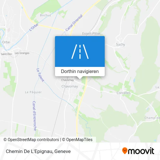 Chemin De L'Epignau Karte
