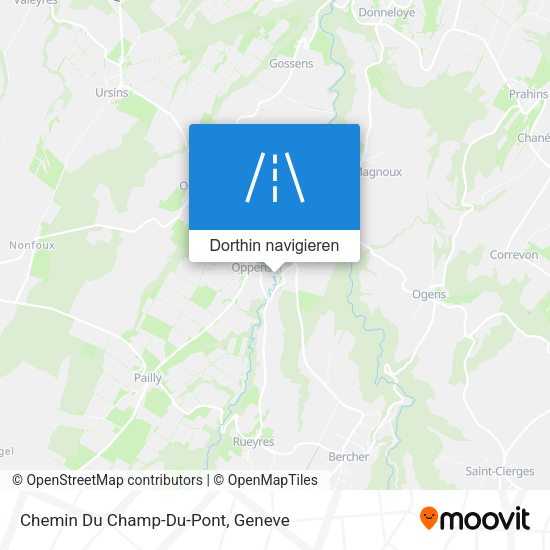 Chemin Du Champ-Du-Pont Karte