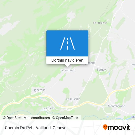 Chemin Du Petit Vailloud Karte