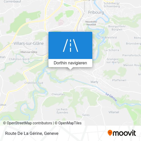 Route De La Gérine Karte
