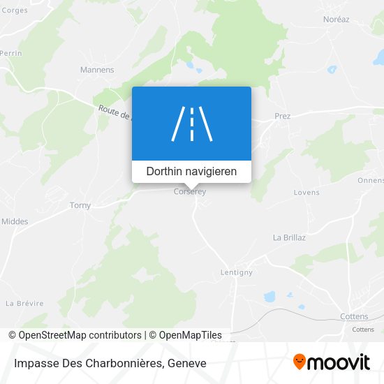Impasse Des Charbonnières Karte