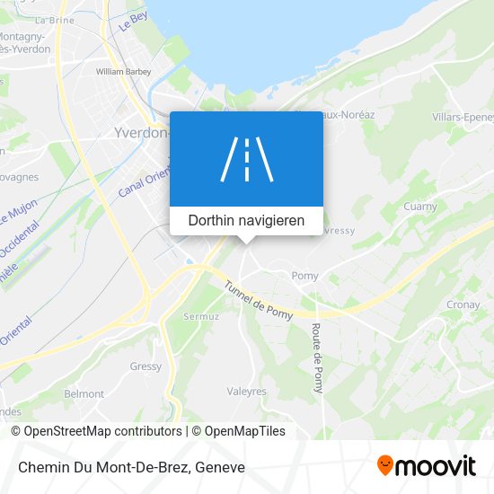 Chemin Du Mont-De-Brez Karte