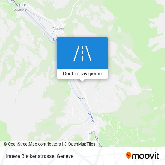 Innere Bleikenstrasse Karte
