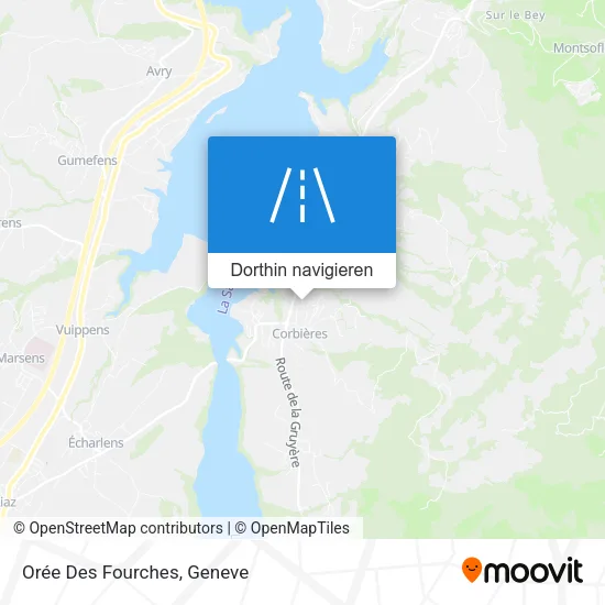 Orée Des Fourches Karte