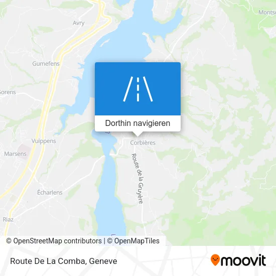 Route De La Comba Karte
