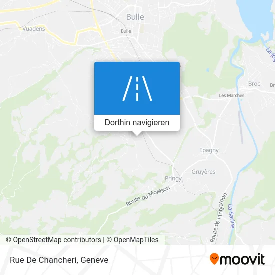 Rue De Chancheri Karte