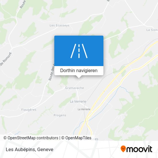 Les Aubépins Karte