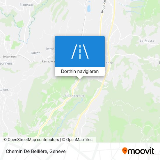 Chemin De Bellière Karte