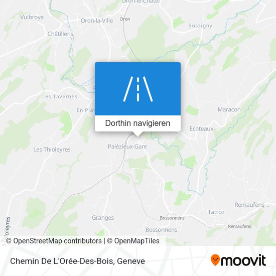 Chemin De L'Orée-Des-Bois Karte