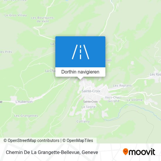 Chemin De La Grangette-Bellevue Karte