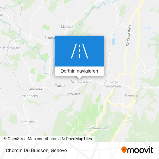 Chemin Du Buisson Karte