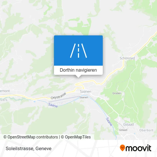 Soleilstrasse Karte
