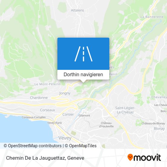 Chemin De La Jauguettaz Karte
