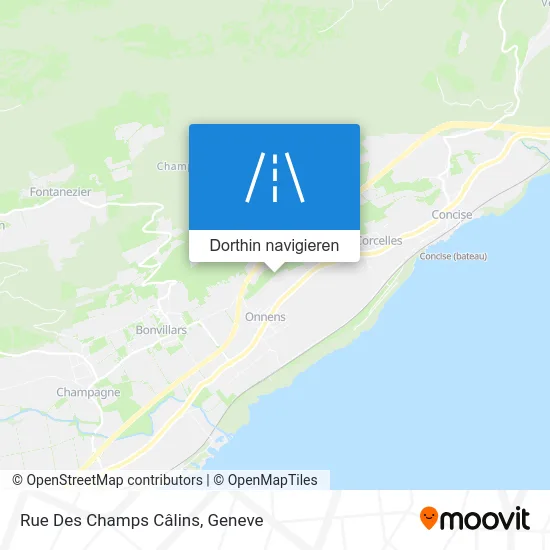 Rue Des Champs Câlins Karte