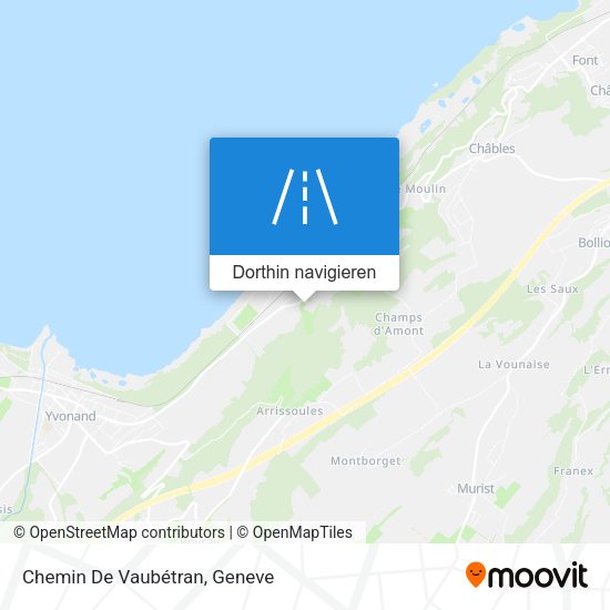 Chemin De Vaubétran Karte