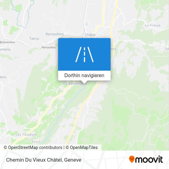 Chemin Du Vieux Châtel Karte