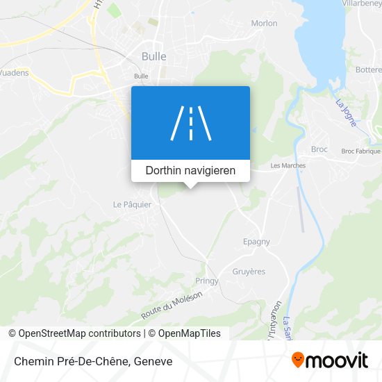 Chemin Pré-De-Chêne Karte